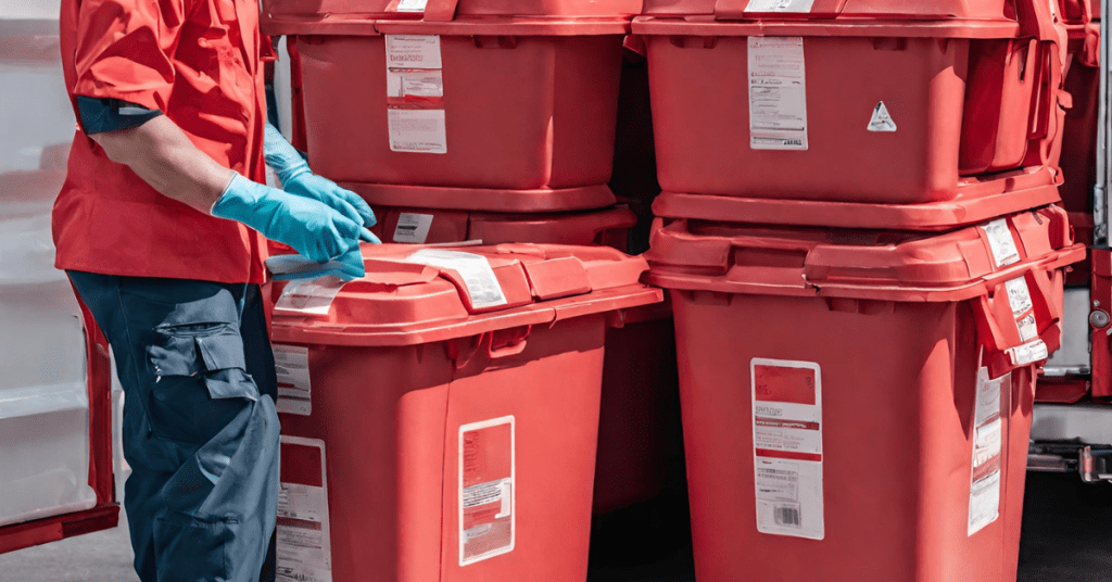 Eco-friendly pharmaceutical waste disposal containers in Burbank, CA